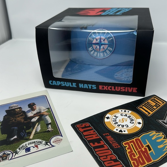 Capsule Hats Seattle Mariners ‘Yeti’ 30th Anniversary Fitted Hat 7 3/8 - Picture 10 of 11